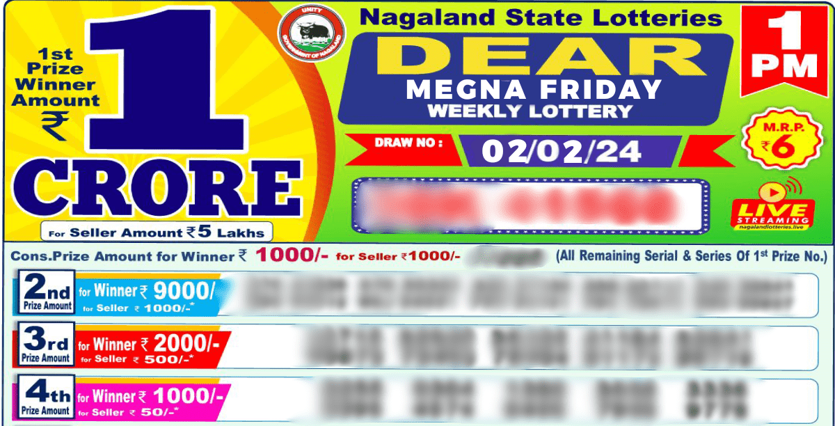 Nagaland Lottery 1pm